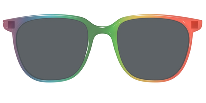 The Polarized Rainbow Gradient Sun Top
