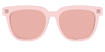 The Pink Crystal With Coral Pink Lens
