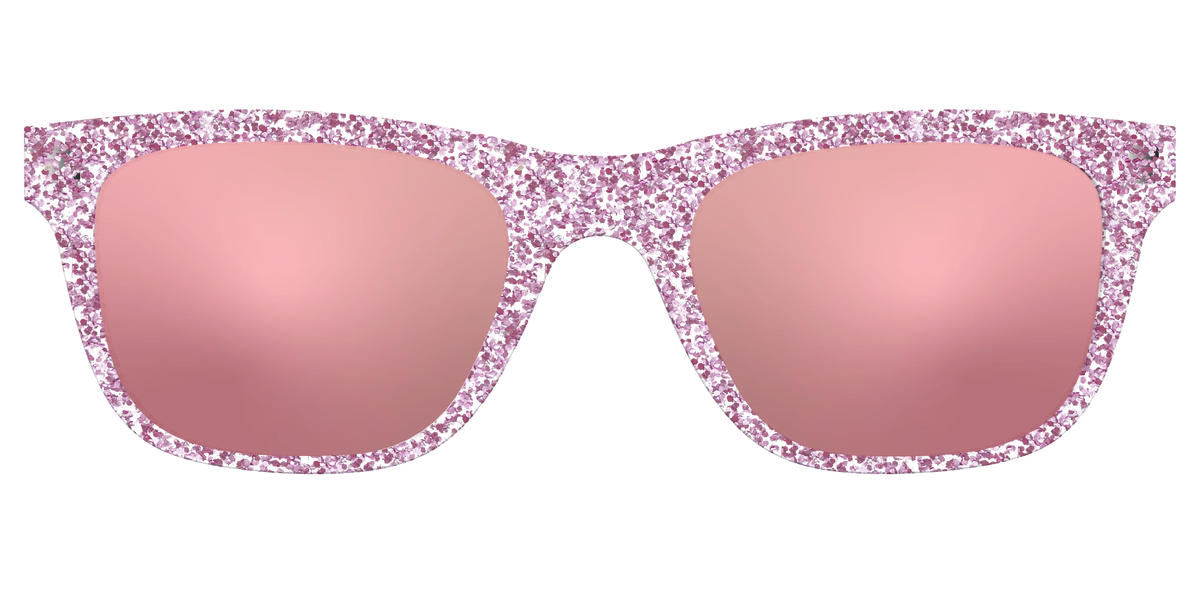 The Polarized Rose Gold Sparkle Sun Top