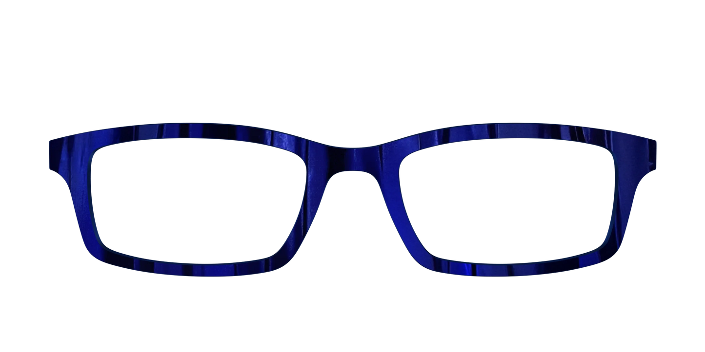The Indigo Moire Stripes