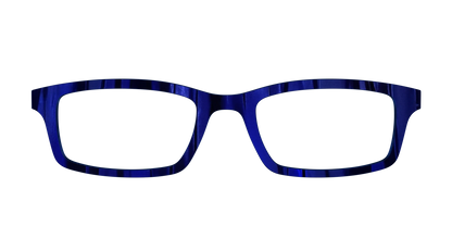 The Indigo Moire Stripes