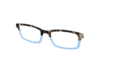 The Denim Tortoise Crystal Split