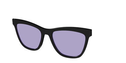 The Black With Celestial Purple Lens