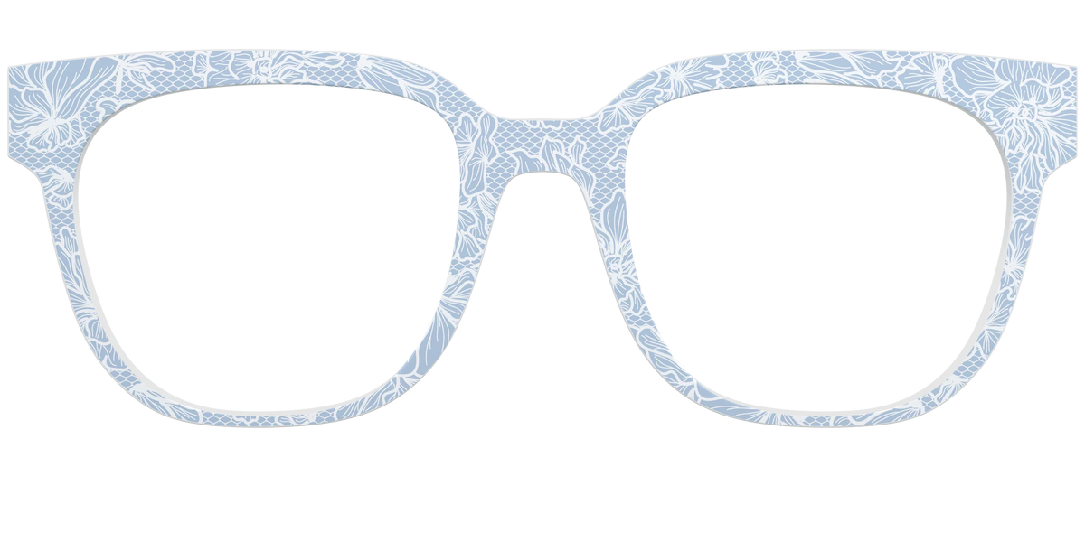 The Something Blue Floral Lace