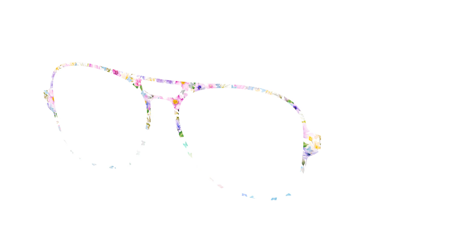 The Delicate Flower Crown with Butterfly Glitter