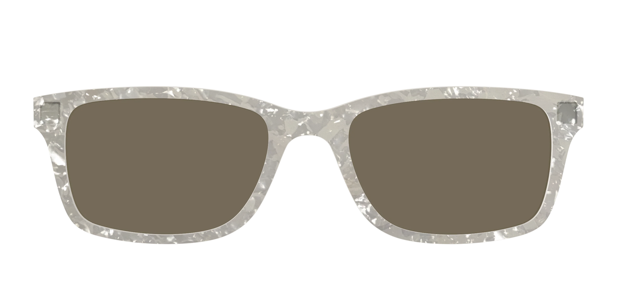 The Polarized White Quartz Pearl Sun Top