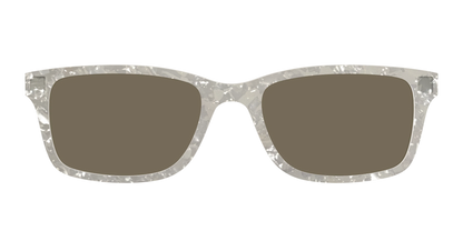 The Polarized White Quartz Pearl Sun Top