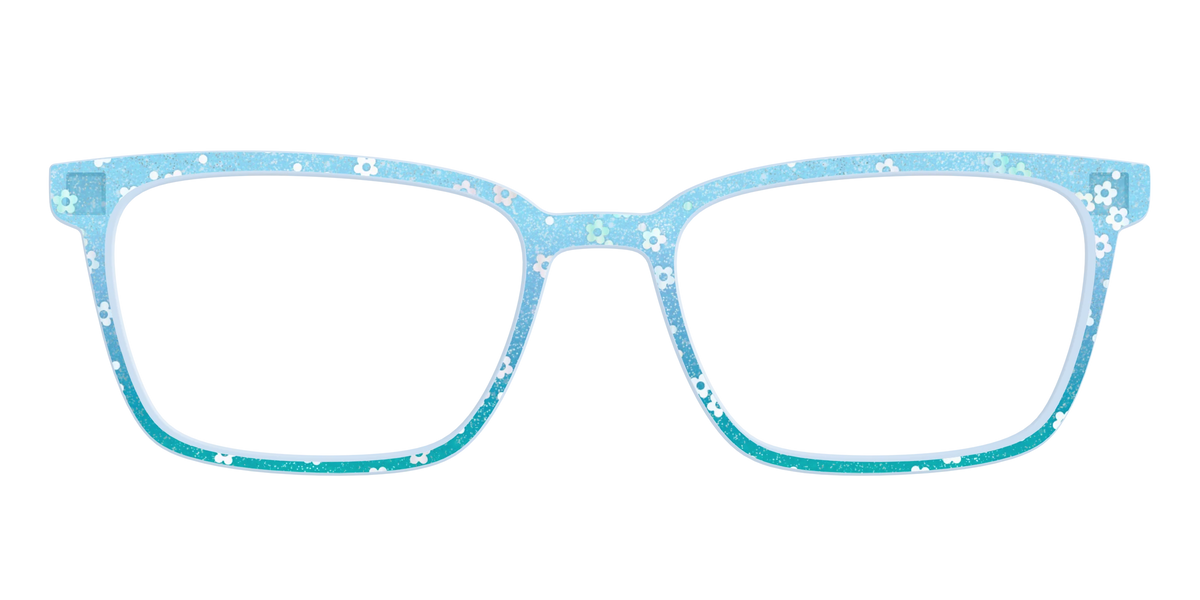 The Sky Blue Crystal with Daisy Glitter