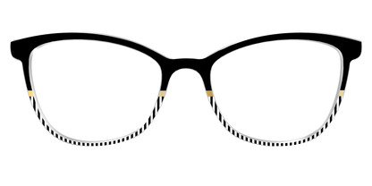 The Chic Stripes Crystal with Gold Foil