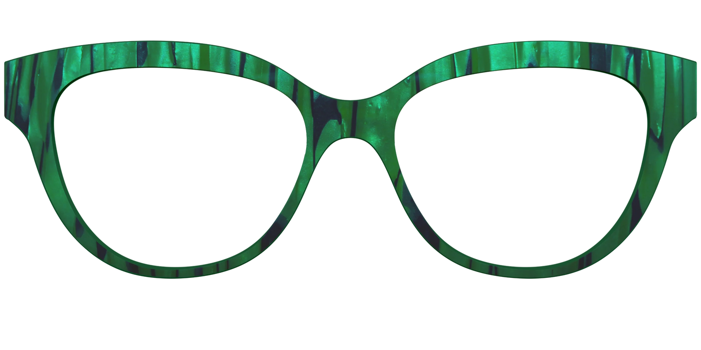 The Emerald Moire Stripes