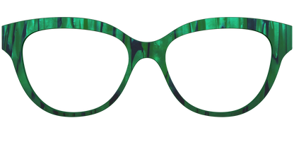The Emerald Moire Stripes