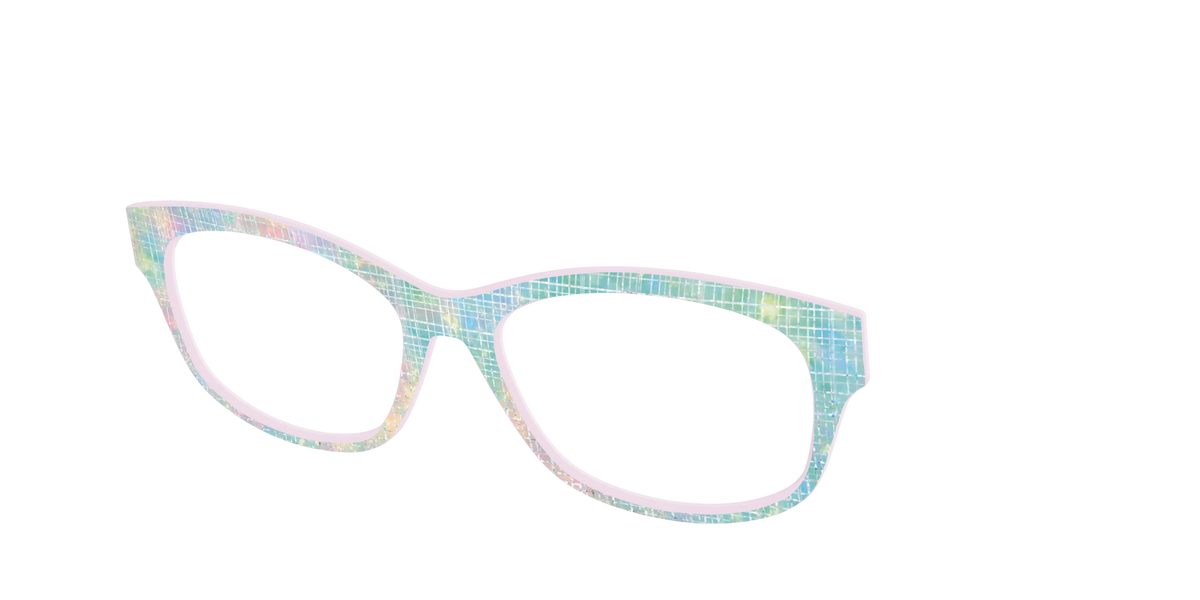 The Pastel Gradient with Holographic Hatching