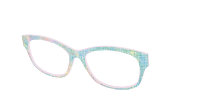 The Pastel Gradient with Holographic Hatching