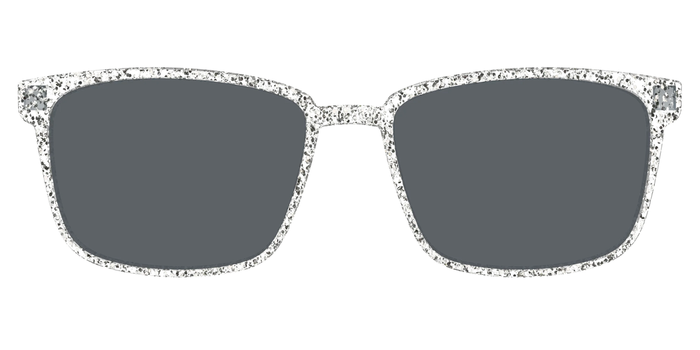The Polarized Silver Sparkle Sun Top