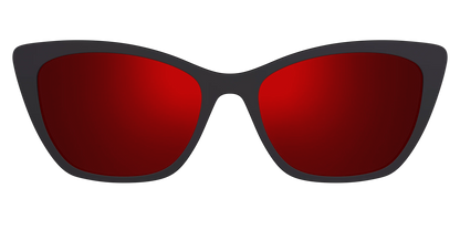 The Polarized Red Reflective Sun Top