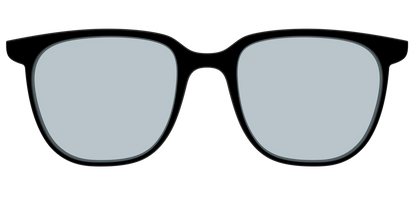 The Black With Slate Blue Lens