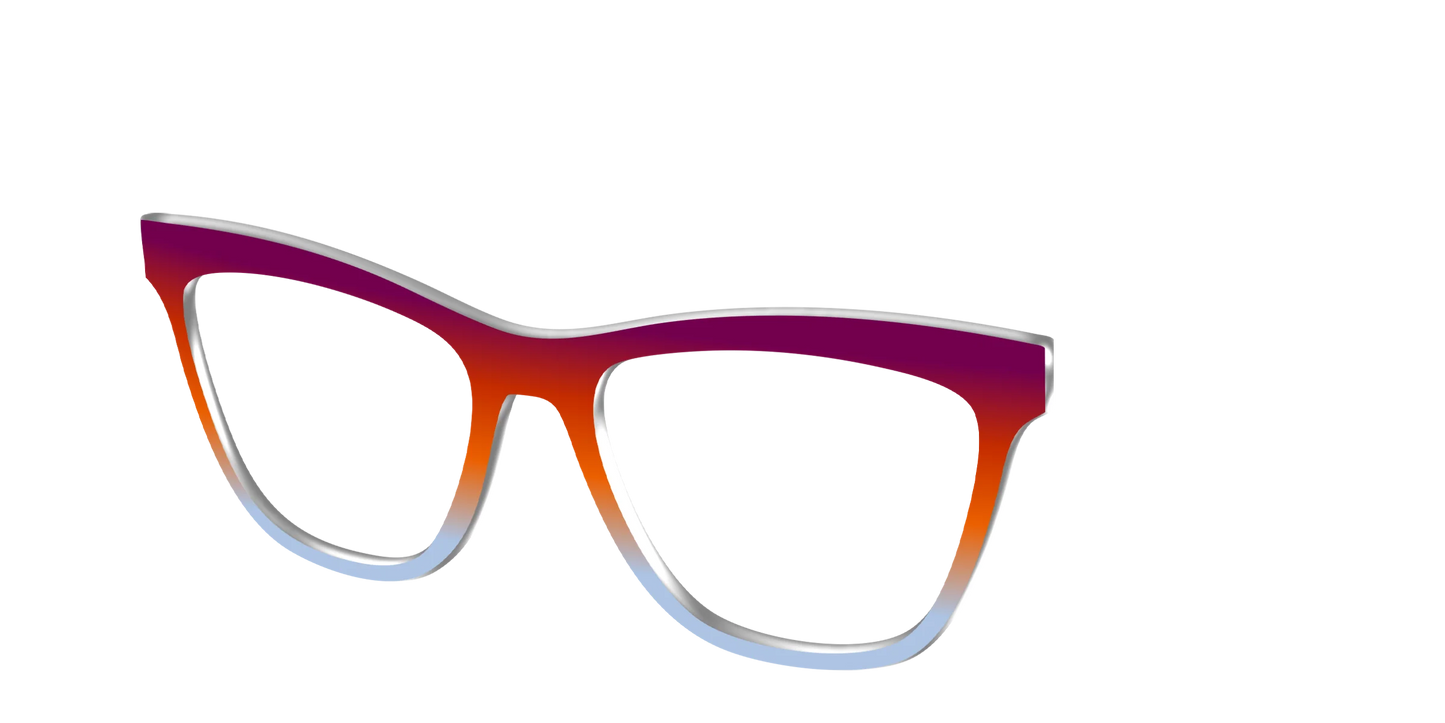 The Raspberry to Periwinkle Gradient
