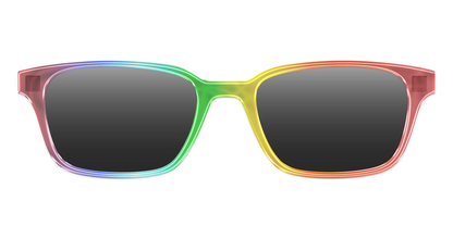 The Polarized Rainbow Gradient Sun Top