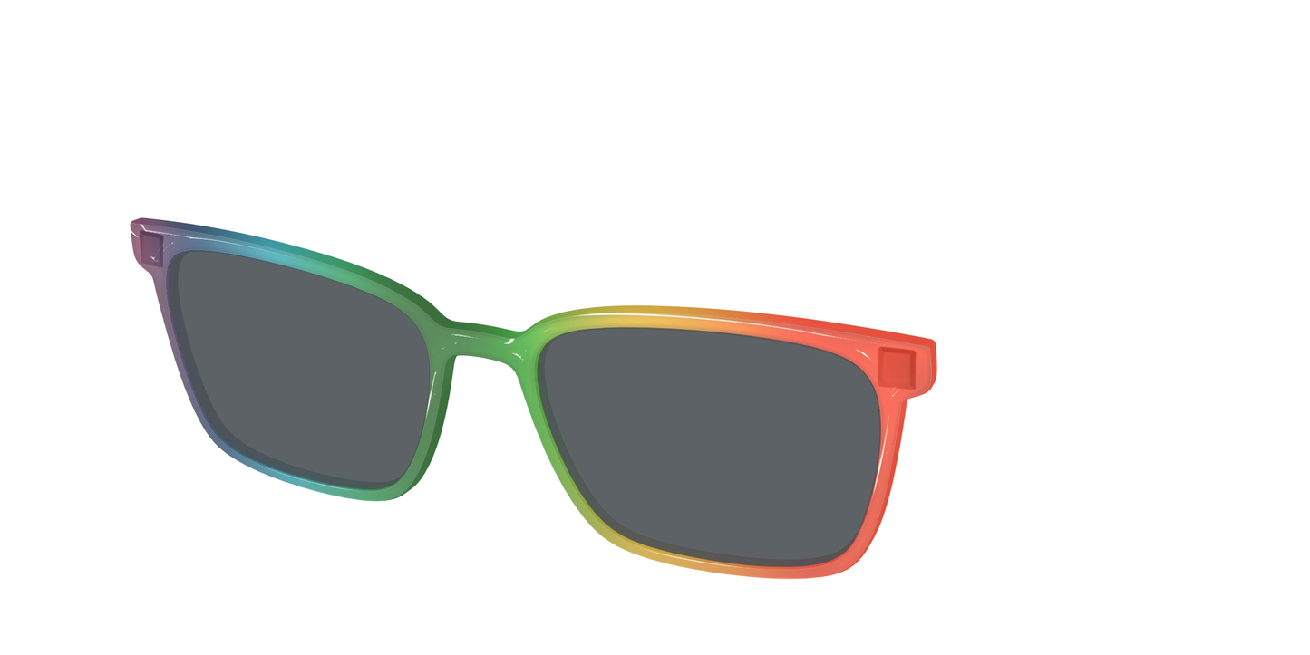 The Polarized Rainbow Gradient Sun Top