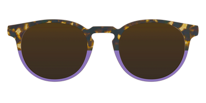 The Polarized Lavender Tortoise Split Sun Top