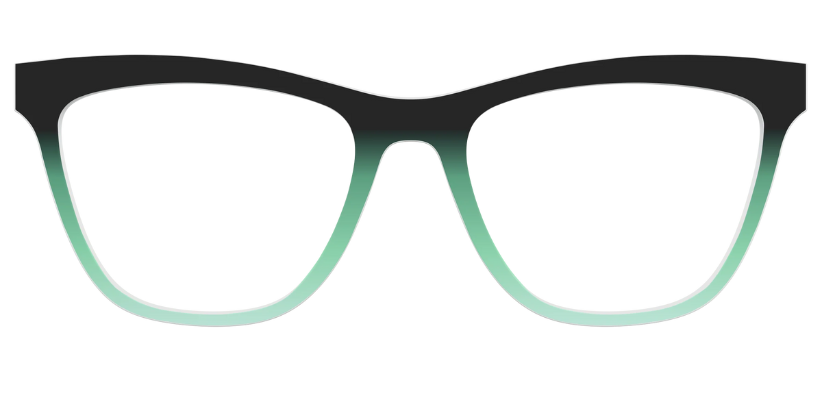 The Black to Spearmint Gradient