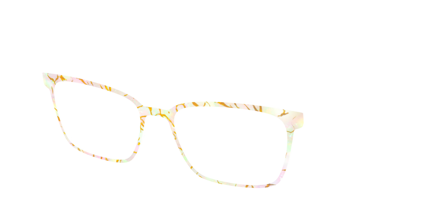 The Opalescent Pearl with Gold Streaks