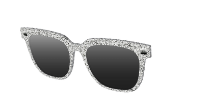 The Polarized Silver Sparkle Sun Top