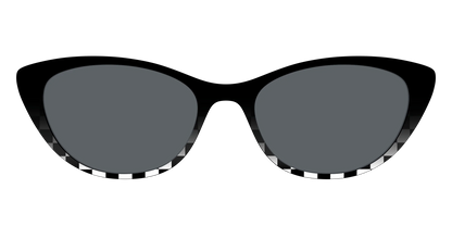 The Polarized Checkerboard Fade Sun Top