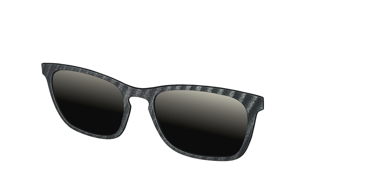 The Polarized Obsidian Stripe Sun Top