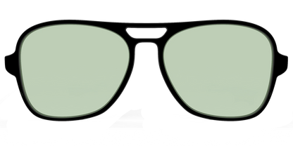 The Black With Sage Green Lens
