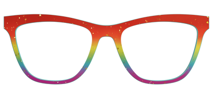 The Spectrum Gradient with Gold Flakes