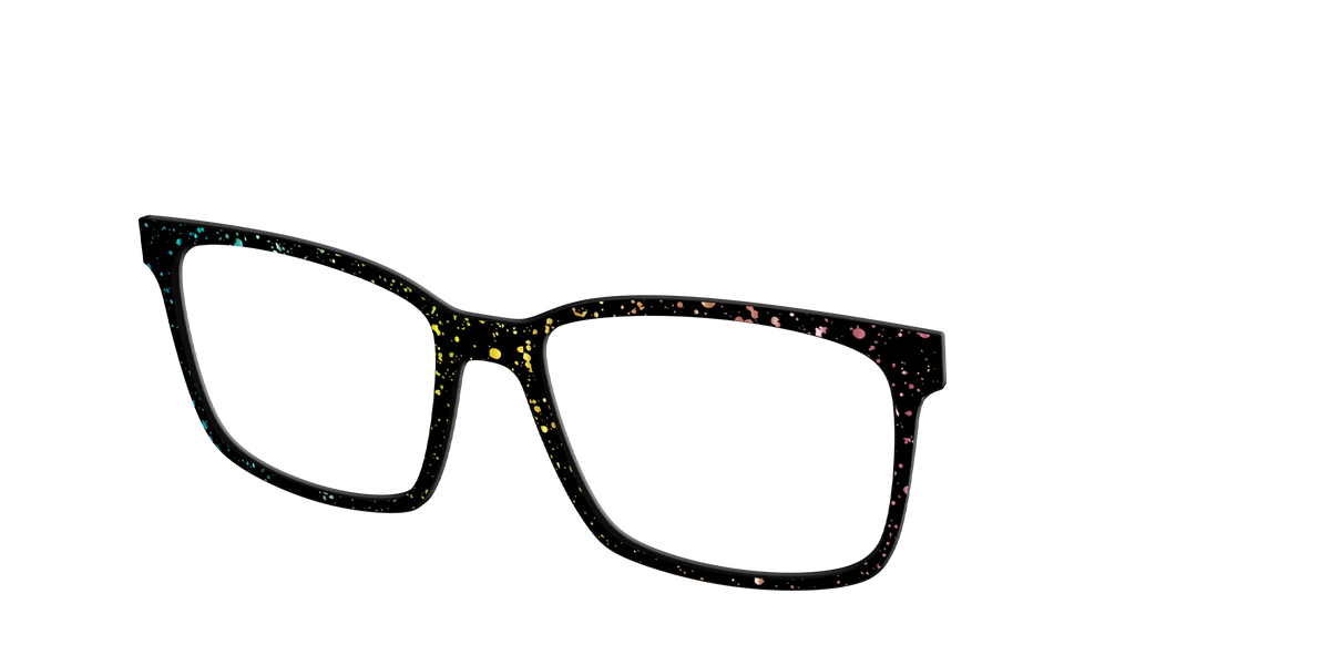 The Rainbow Foil Splatter