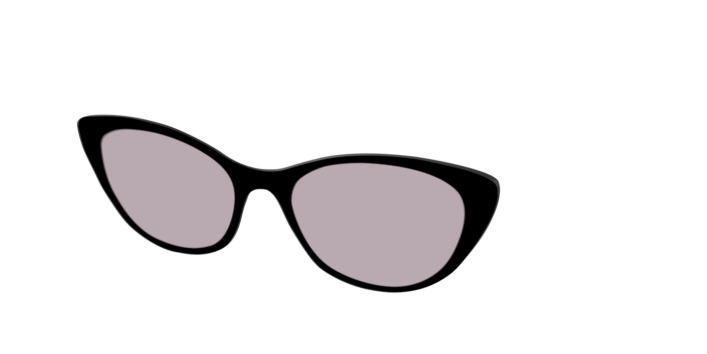 The Black with Gray Gaming Lens