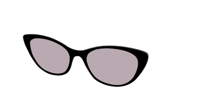 The Black with Gray Gaming Lens