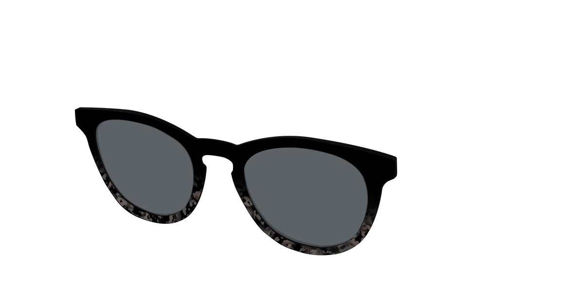 The Polarized Shaded Tortoise Sun Top