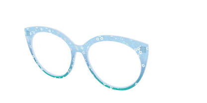 The Sky Blue Crystal with Daisy Glitter