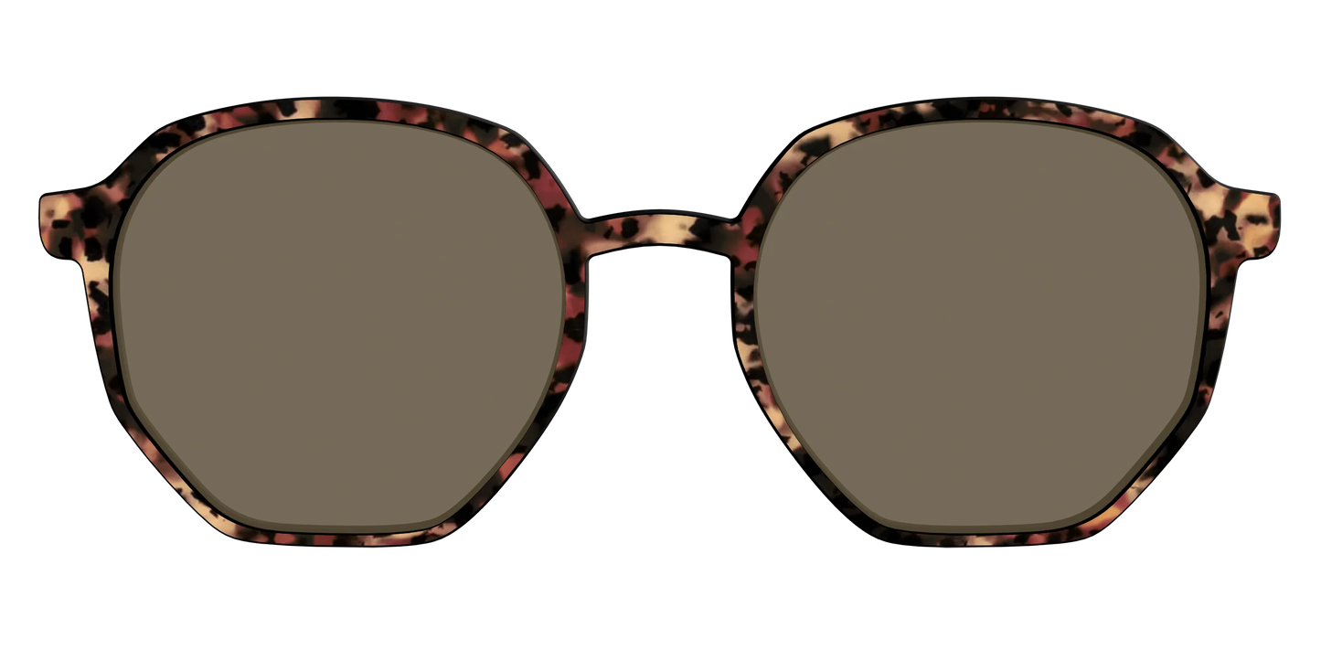 The Polarized Sienna Tortoise Sun Top