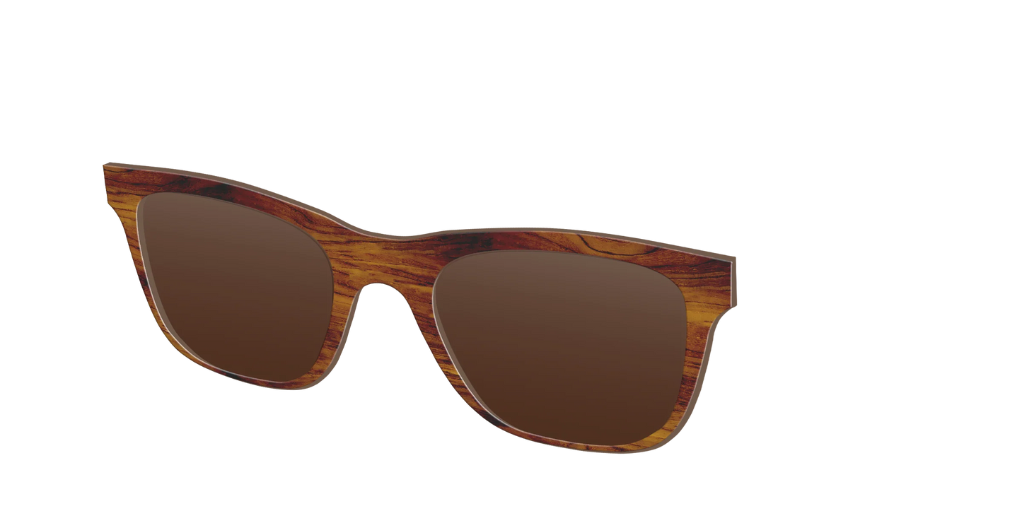 The Polarized Woodgrain Sun Top