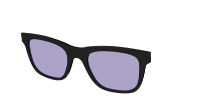 The Black With Celestial Purple Lens