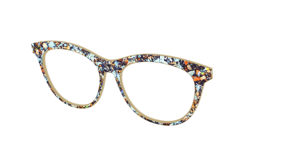 The Seashell Tortoise with Holographic Glitter