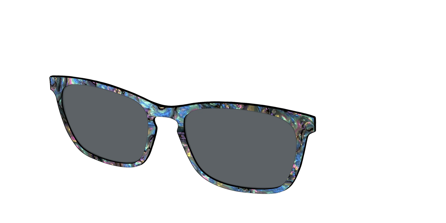 The Polarized Midnight Abalone Sun Top