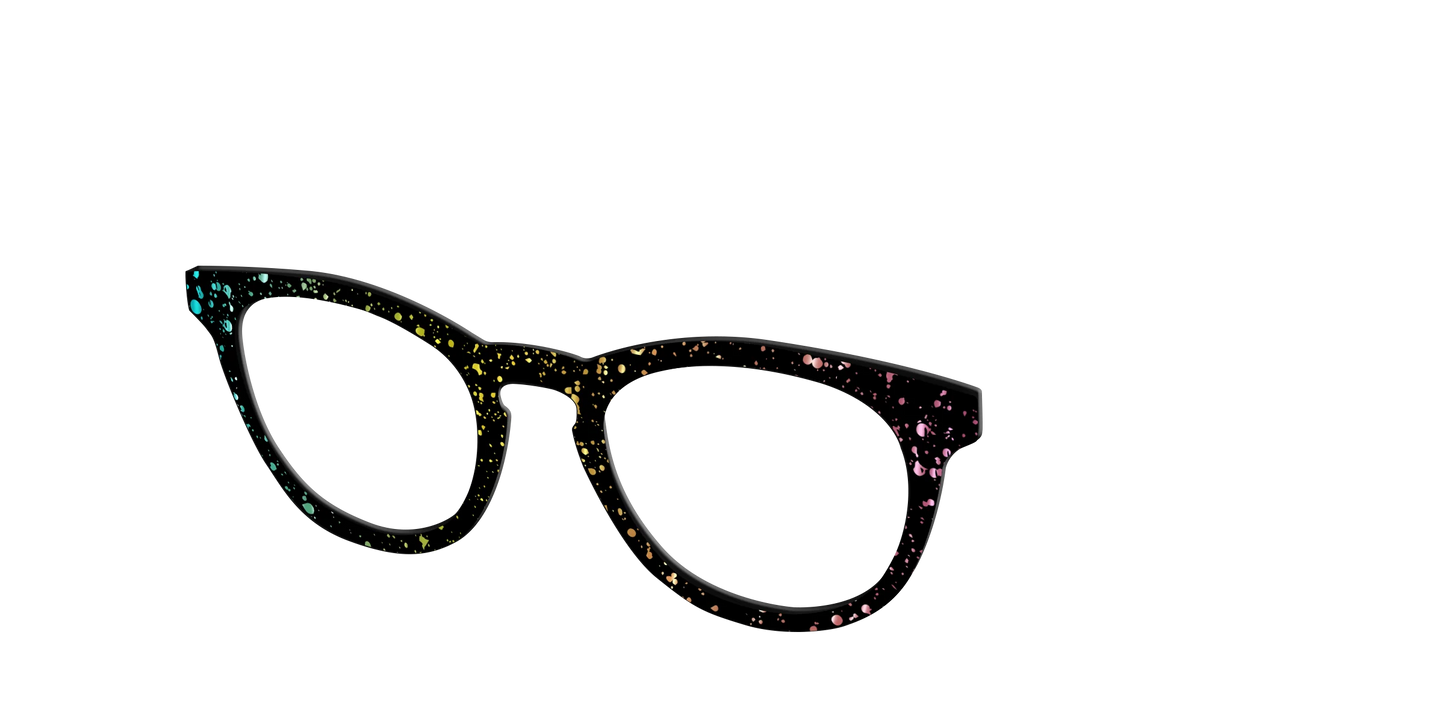 The Rainbow Foil Splatter