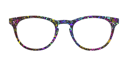 The Rainbow Splatter Black