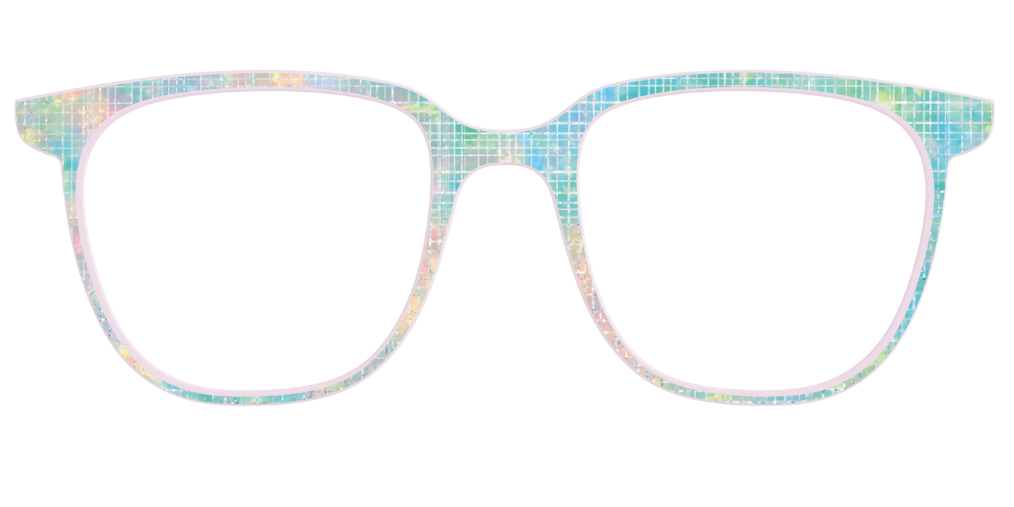 The Pastel Gradient with Holographic Hatching