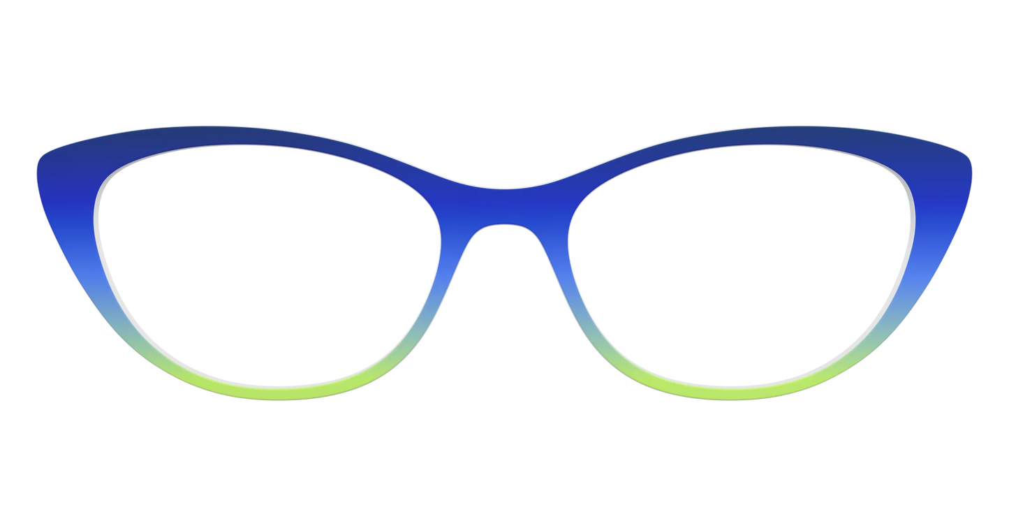 The Sapphire to Chartreuse Gradient