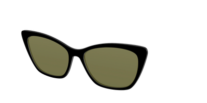 The Black with Green Racquet Sport Lens