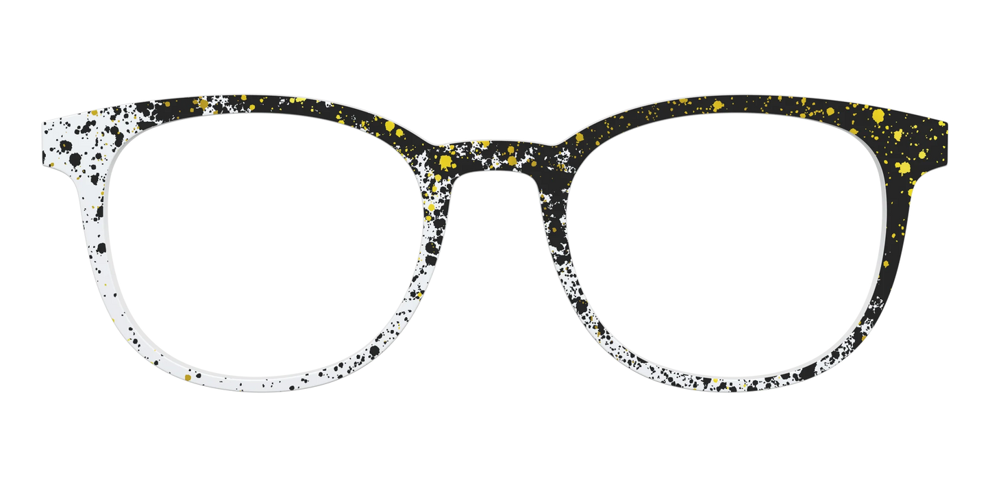 The Black & White Splatter