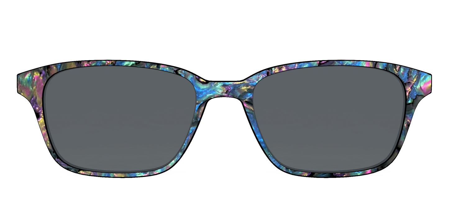 The Polarized Midnight Abalone Sun Top