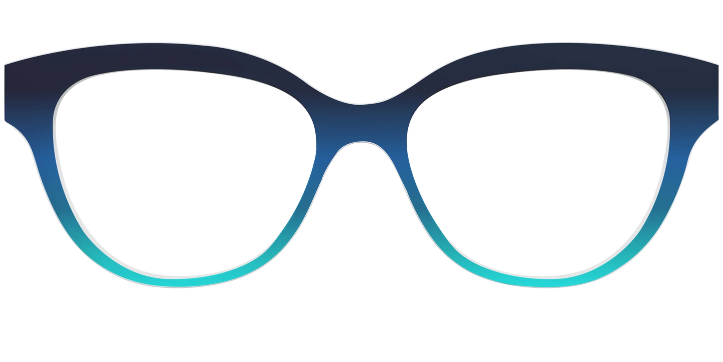 The Royal Blue to Seafoam Gradient