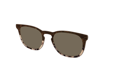 The Polarized Dark Oak Tortoise Split Sun Top